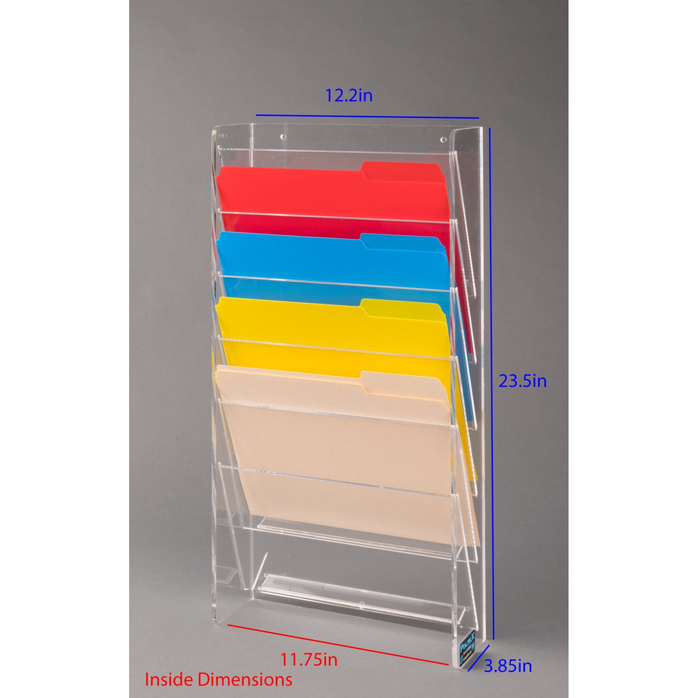 Vertical Wall File-Landscape, 6 Pocket