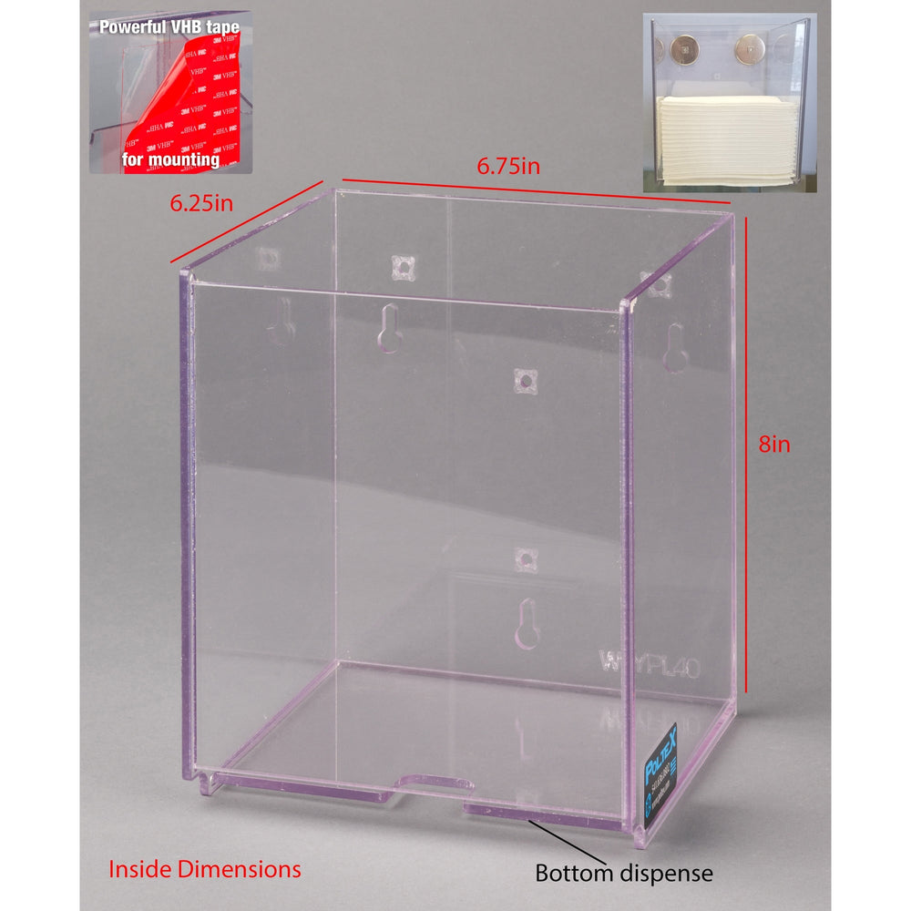 L40 Wypall Holder, Bulk Wipe (VHB Tape)
