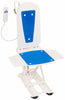 Bathmaster Deltis, Swivel Seat with Blue Cover (For Deltis Only)