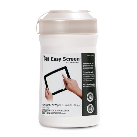 Easy Screen® Surface Cleaner Premoistened Alcohol Based Wipe 70 Count Canister Disposable Alcohol scent NonSterile