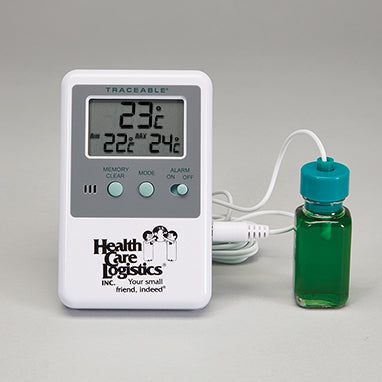 Health Care Logistics Memory Monitoring Refrigerator/Freezer Thermometer