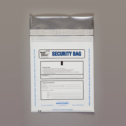 Standard Security Bags, White, 8 x 10