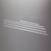 Drawer Organizing Divider Set, Clear, 1 Inch H