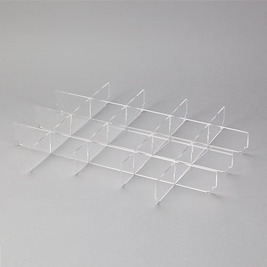 Clear Acrylic Divider Set For Shallow Crash Cart Box For Metro Lifeline Cart