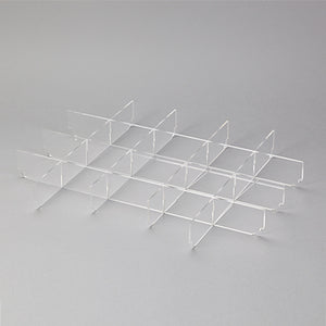 Clear Acrylic Divider Set For Shallow Crash Cart Box For Metro Lifeline Cart