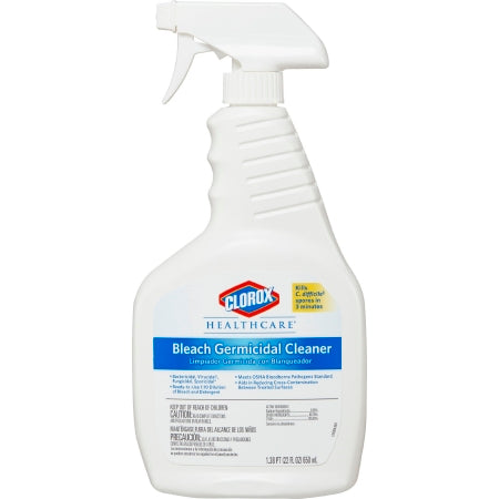 Clorox Healthcare® Bleach Germicidal Surface Disinfectant Cleaner Germicidal Liquid 22 oz. Bottle Floral Scent NonSterile