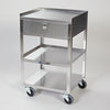 Stainless Steel Utility Cart with Drawer