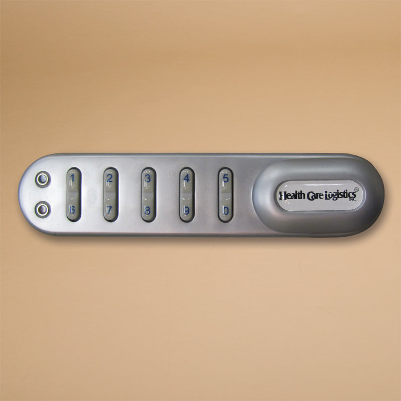 Health Care Logistics Keyless Entry Digital Lock, Horizontal Left, 3/8 in. Spindle
