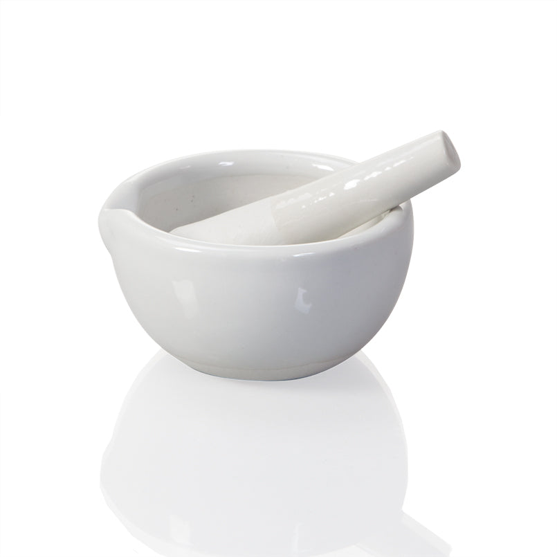 Health Care Logistics Porcelain Mortar and Pestle Set, 3 oz