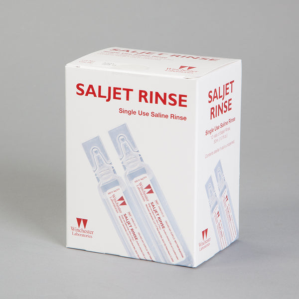 Saljet Rinse Single-Dose Sterile Saline Rinse - Case of 12