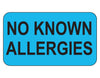 No Known Allergies Labels