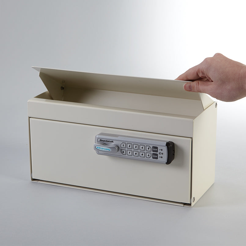 Health Care Logistics Lockable Return Drop Box with Keyless Entry Digital Lock