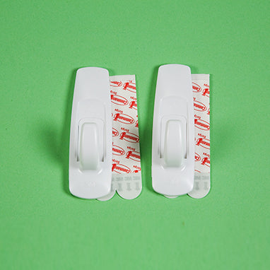 Health Care Logistics Adhesive Hooks for Disposable Isolation Station