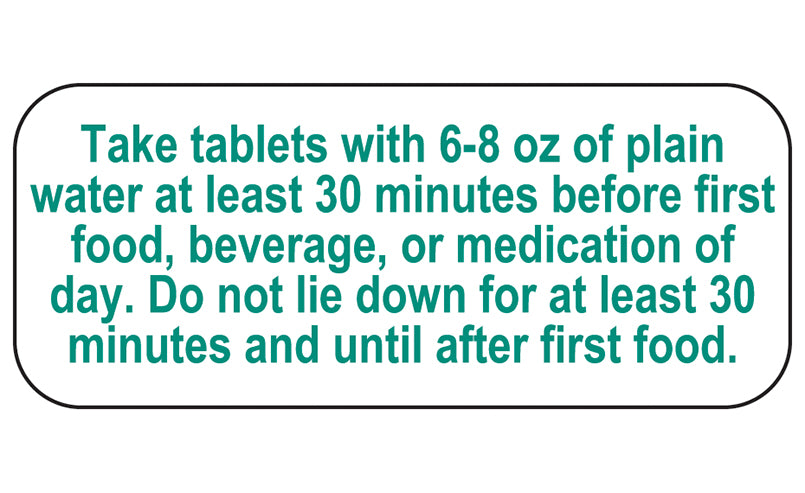 Health Care Logistics Take Tablets Labels