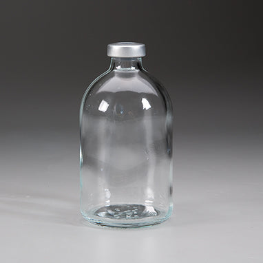 Health Care Logistics Sterile Empty Vials, Clear, 100mL