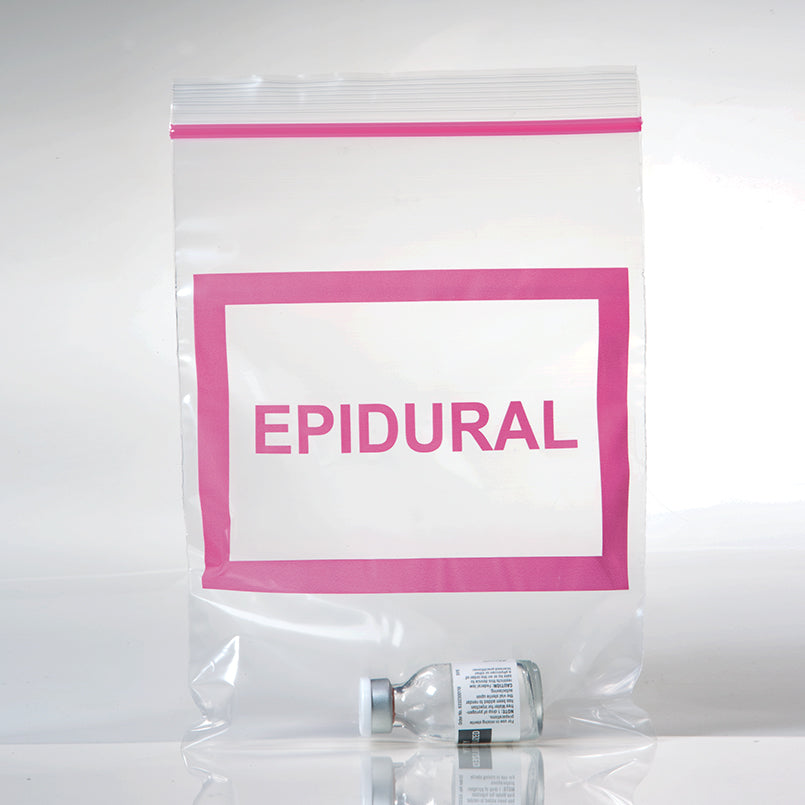 Health Care Logistics Epidural Bags, 6 x 8
