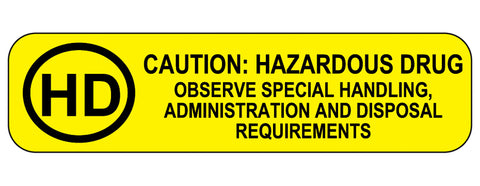 HD Caution: Hazardous Drug Labels