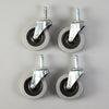 Poly Swivel Casters, Set 4
