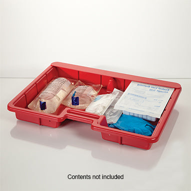Health Care Logistics Full-Size HCL® Colored Crash Cart Box with Built-In Handle (1867)