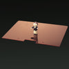 Amber Slide-In Lid Only For Metro Lifeline Crash Cart Box