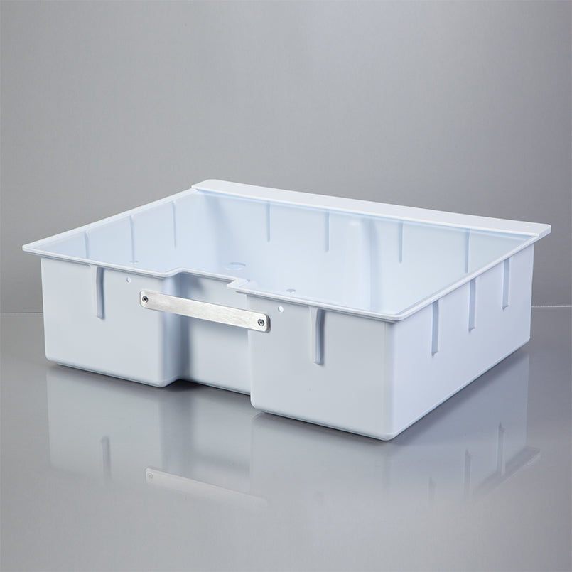 Health Care Logistics Deep Crash Cart Box with Handle For Metro Lifeline Cart with Clear Slide-In Lid