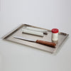 Shallow Stainless Steel Tray