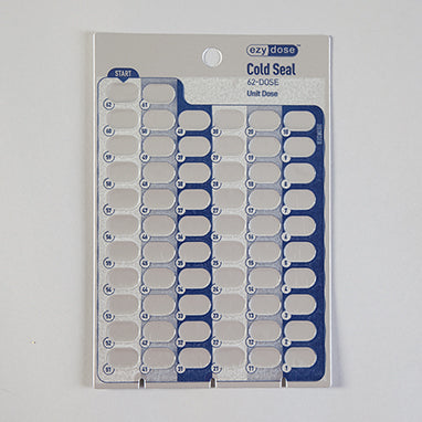 Health Care Logistics Memory Pac 62-Day Blister Cards Only