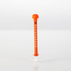 Oral Dispensers with Tip Caps, 0.5mL, Amber/White Markings
