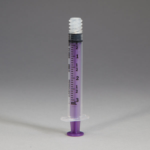 Monoject ENFit Syringes, 3mL, Non-Sterile