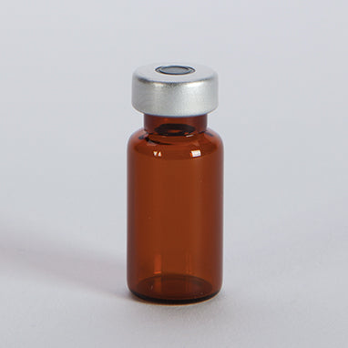 Health Care Logistics Sterile Empty Vials, Amber, 2mL