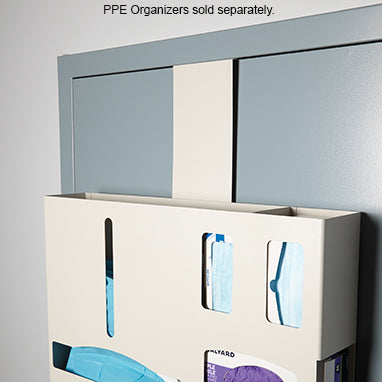 Health Care Logistics Door Hanger for PPE Organizers, Aluminum