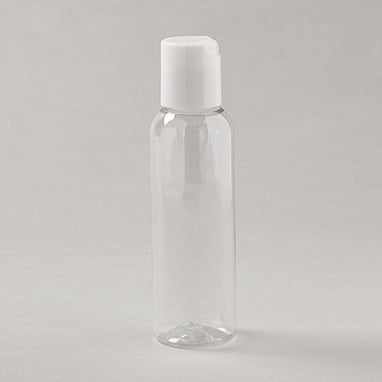 Health Care Logistics Cosmo Round Plastic Bottles w/ Disc Caps, 2 oz.