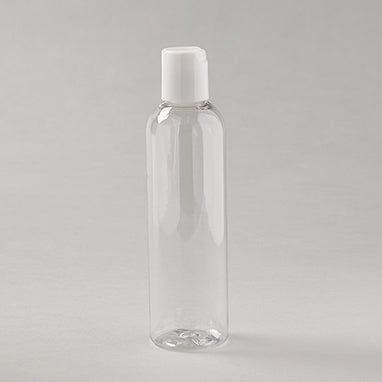 Health Care Logistics Cosmo Round Plastic Bottles w/ Disc Caps, 4 oz.