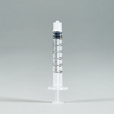 Sterile Vesco Luer-Lock Syringes, 3mL