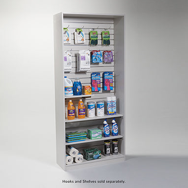 Health Care Logistics Slatwall Cabinet, 80 Inch
