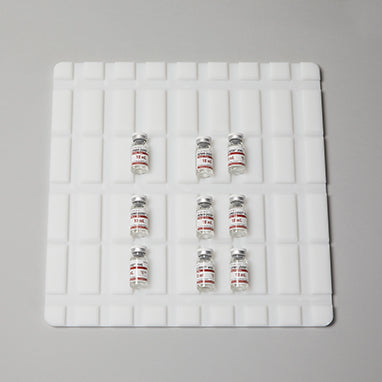 Health Care Logistics Vial Tray, Plastic, 15 x ½ x 15