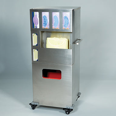 Health Care Logistics Stainless Steel PPE Cart