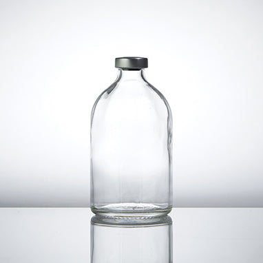 Health Care Logistics Sterile Empty Vials, Clear, 100mL