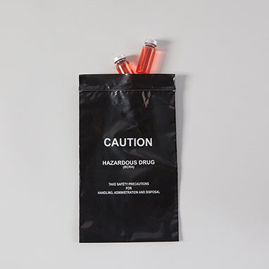 Health Care Logistics Caution Hazardous Drug (RCRA) Bags, 6 x 9