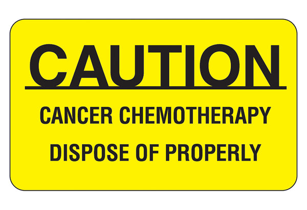 Caution Cancer Chemotherapy Labels