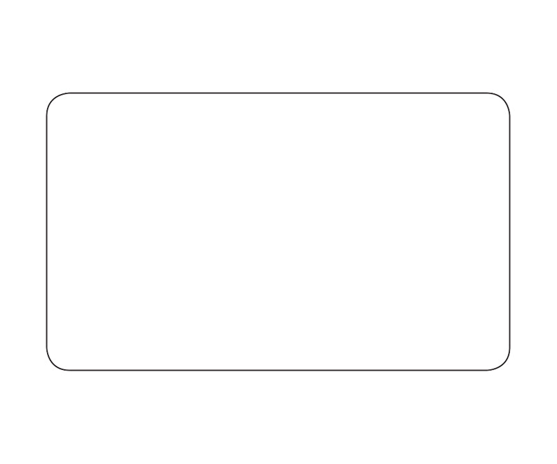 Blank White Labels - 2-1/2"W x 1-1/2"H