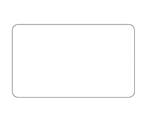 Blank White Labels - 2-1/2"W x 1-1/2"H