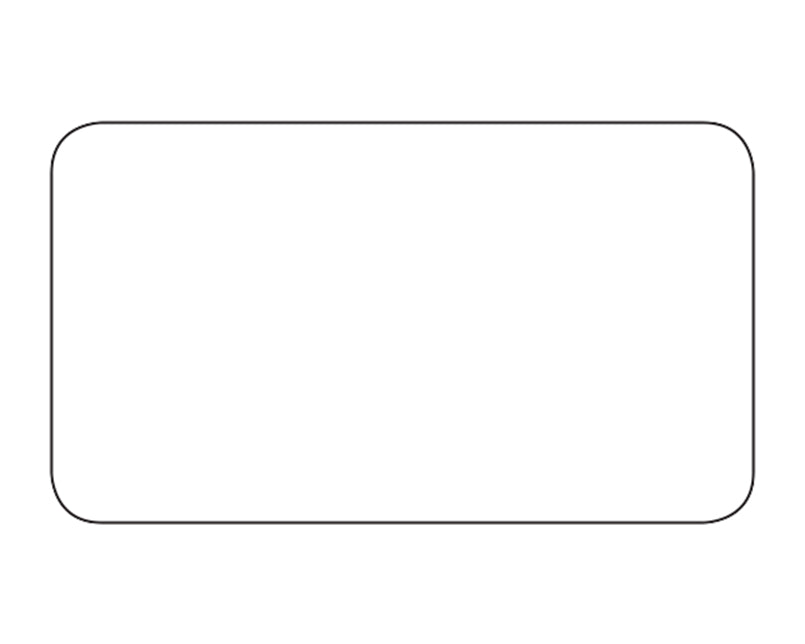 Blank White Labels - 1-3/4"W x 1"H