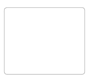 Blank White Labels - 3-5/8"W x 3"H