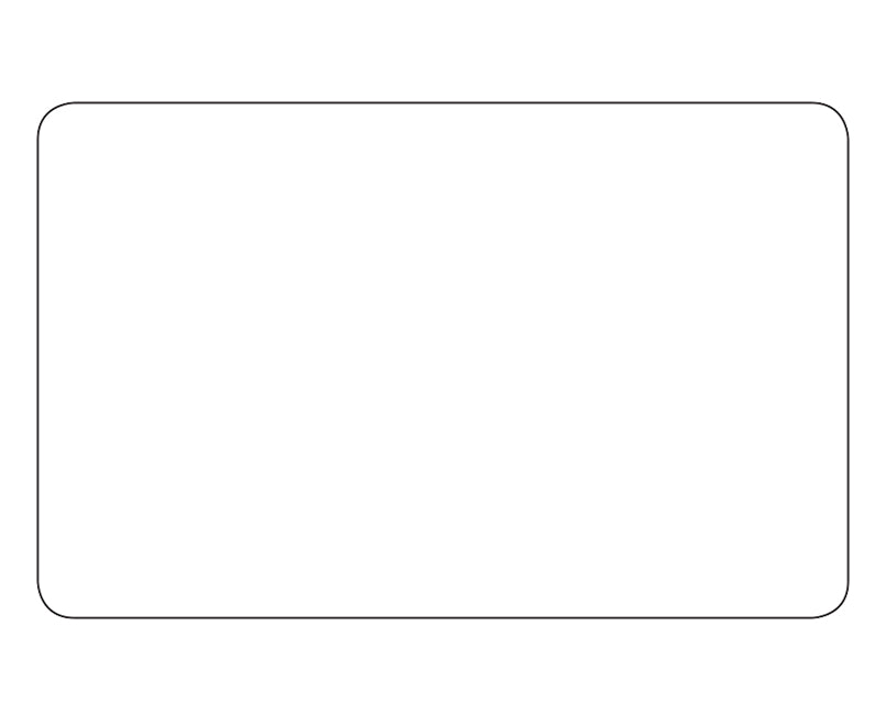 Blank White Labels - 2-3/4"W x 1-3/4"H