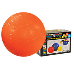 CanDo Inflatable Exercise Ball - Orange - 22