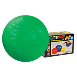 CanDo Inflatable Exercise Ball - Green - 26