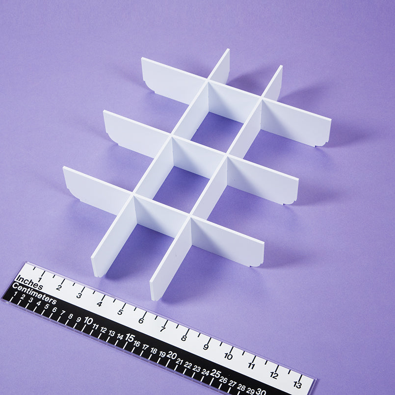 White Divider Set for Half-Size Crash Cart Boxes