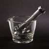 Flint Glass Mortar and Pestle Set, 8 oz