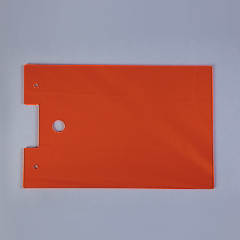 Amber Slide-In Lid Only For Half-Size Colored Crash Cart Boxes